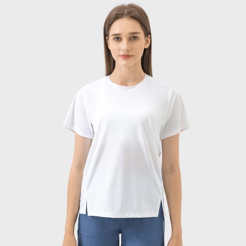 GSON - Camiseta deportivo femenino de yoga Negro