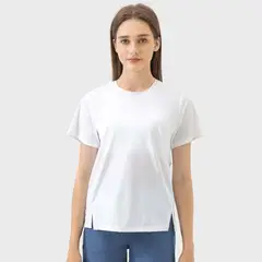 GSON - Camiseta deportivo femenino de yoga Negro