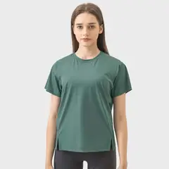 GSON - Camiseta deportivo femenino de yoga Negro