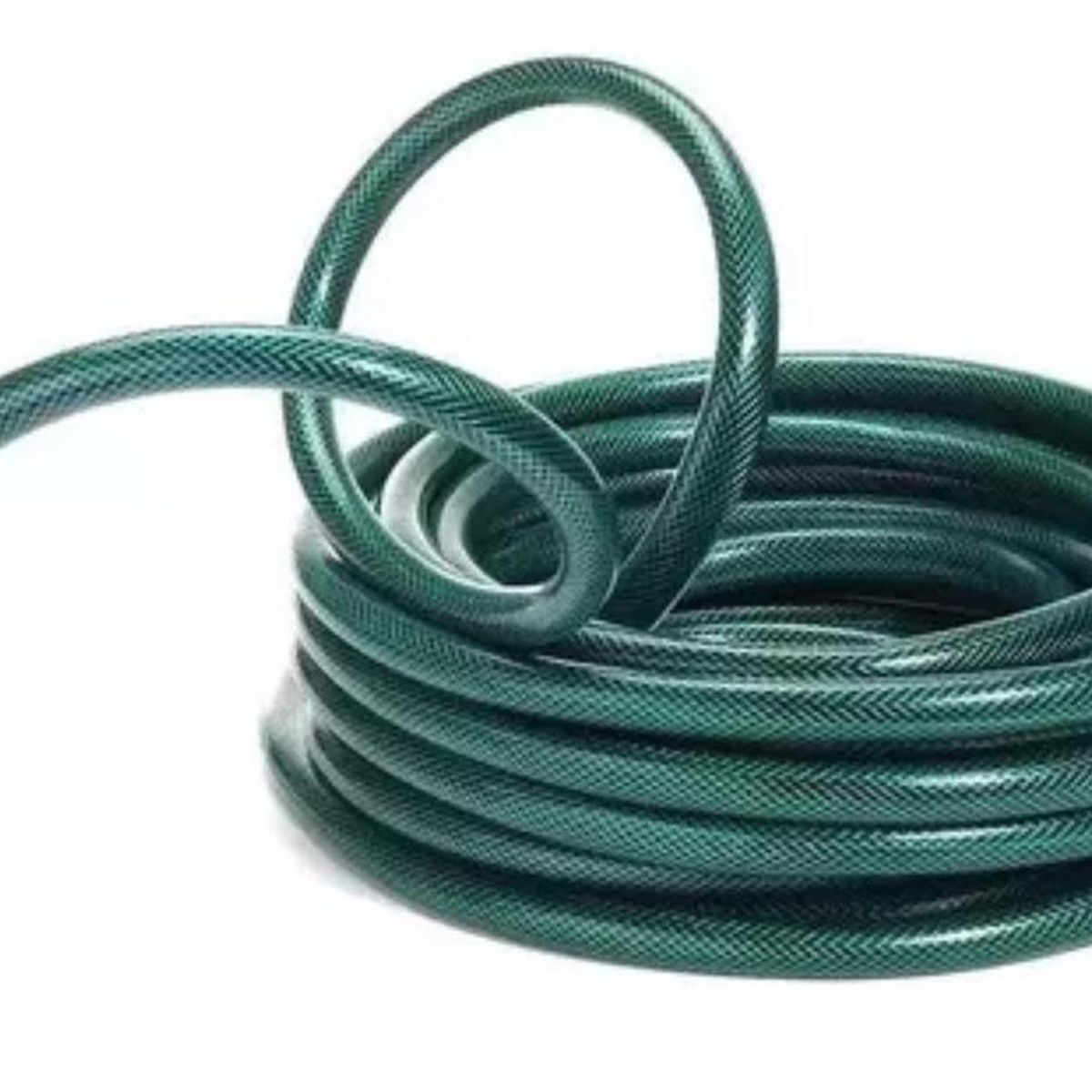 IMPORTCLICK - Manguera Reforzada 3/4 Pulgada Malla Rollo 15 MTS 2 MM Espesor Verde - Verde