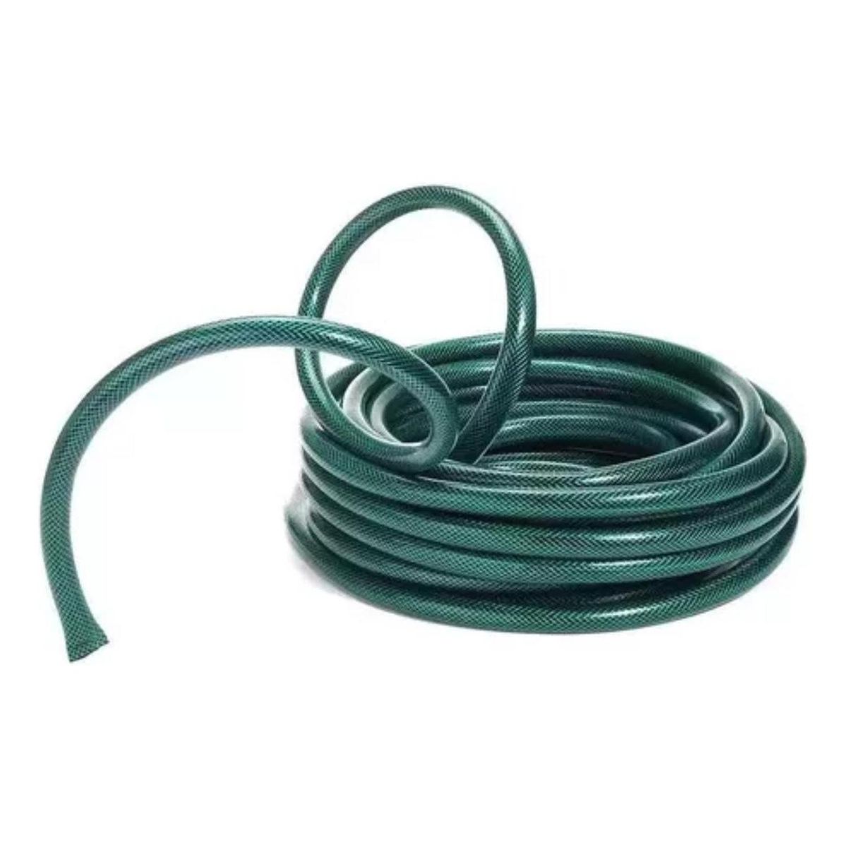 IMPORTCLICK - Manguera Reforzada 3/4 Pulgada Malla Rollo 15 MTS 2 MM Espesor Verde - Verde