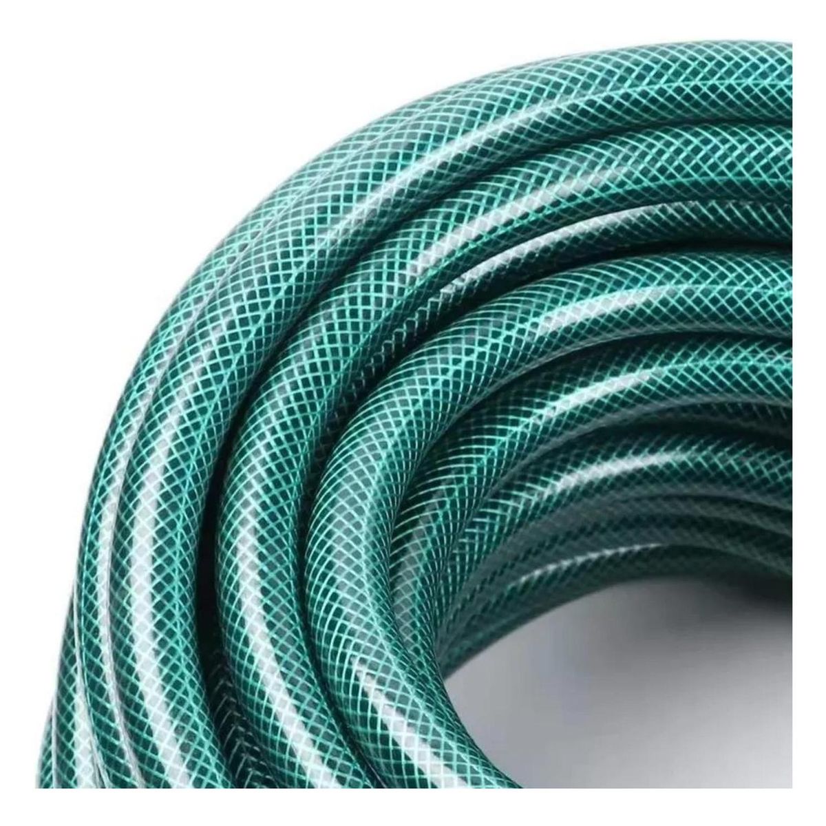 IMPORTCLICK - Manguera Reforzada 3/4 Pulgada Malla Rollo 15 MTS 2 MM Espesor Verde - Verde