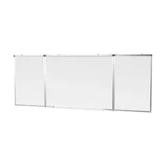 IGPRO - Pizarra Plegable De Pared Blanca 300x100cm