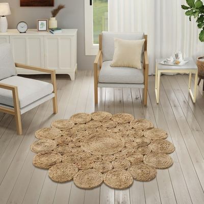 Imagen 2 del producto Alfombra Circular Bordes Redondos 120cm Taller Sin Fronteras