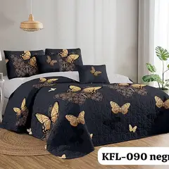 ANGELES DEL HOGAR - Cubrecama Quilt De Verano King Diseños