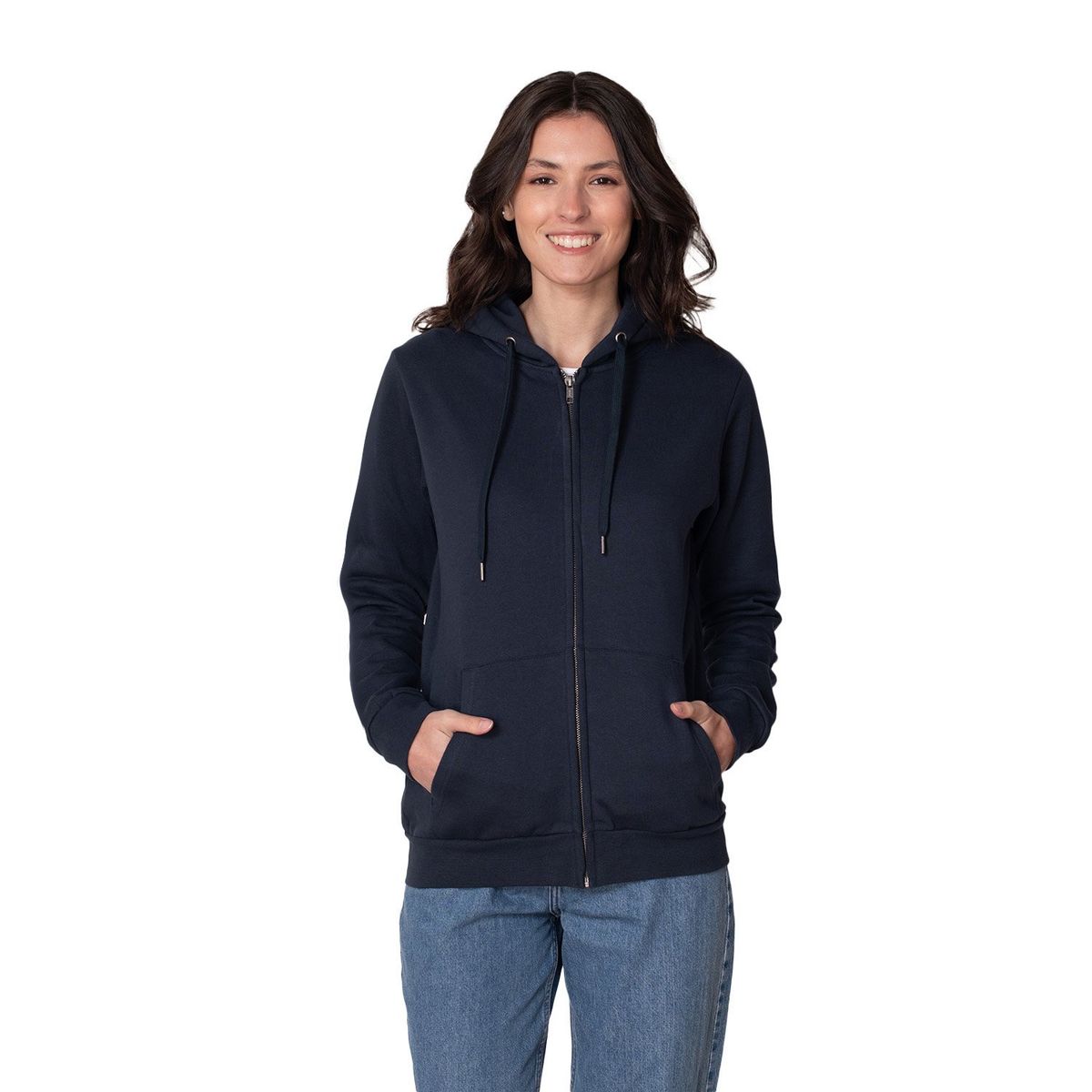 INDUSBORD - Polerón Con Capucha Y Cierre Sbs® De Mujer Uv+pro Indusbord®.-