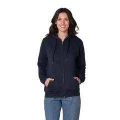 INDUSBORD - Polerón Con Capucha Y Cierre Sbs® De Mujer Uv+pro Indusbord®.-