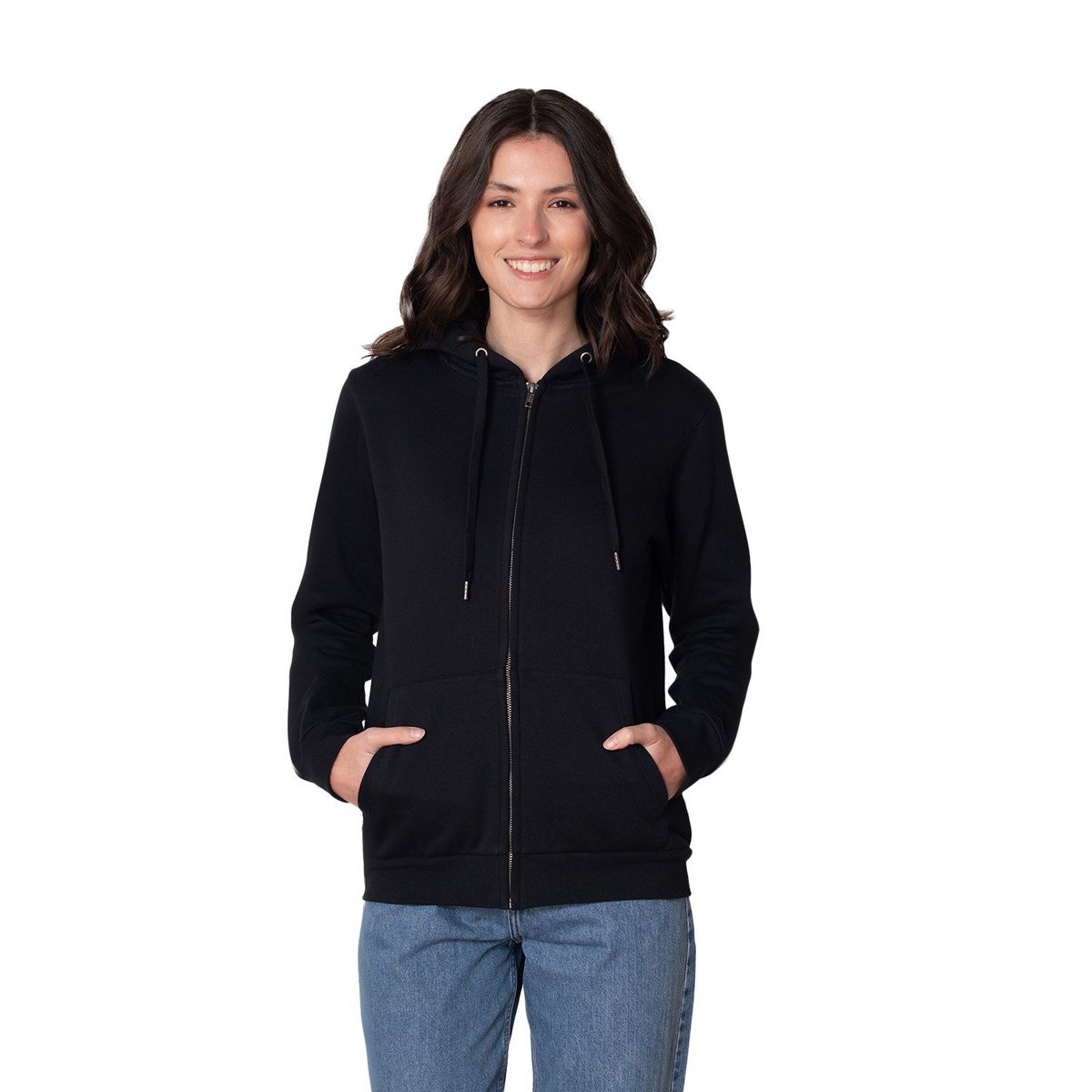 INDUSBORD - Polerón Con Capucha Y Cierre Sbs® De Mujer Uv+pro Indusbord®.-