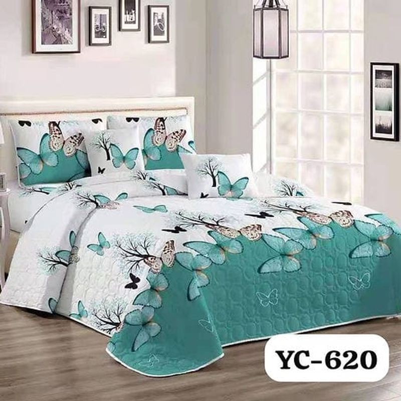 ANGELES DEL HOGAR - Cubrecama Quilt De Verano King Diseños