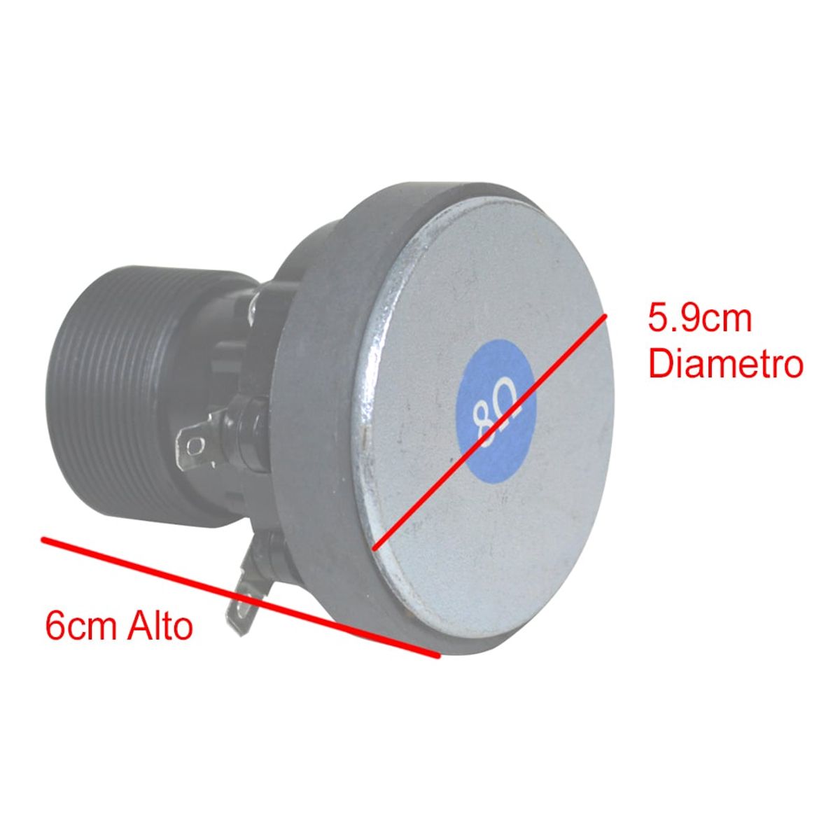 CARVERPRO - DRIVER CON HILO 120W TITAN 1 PULGADAS 7OZ CARVERPRO