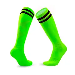 GENERICO - Calcetines Futbol Pack 10x Calidad A - Verde flúor