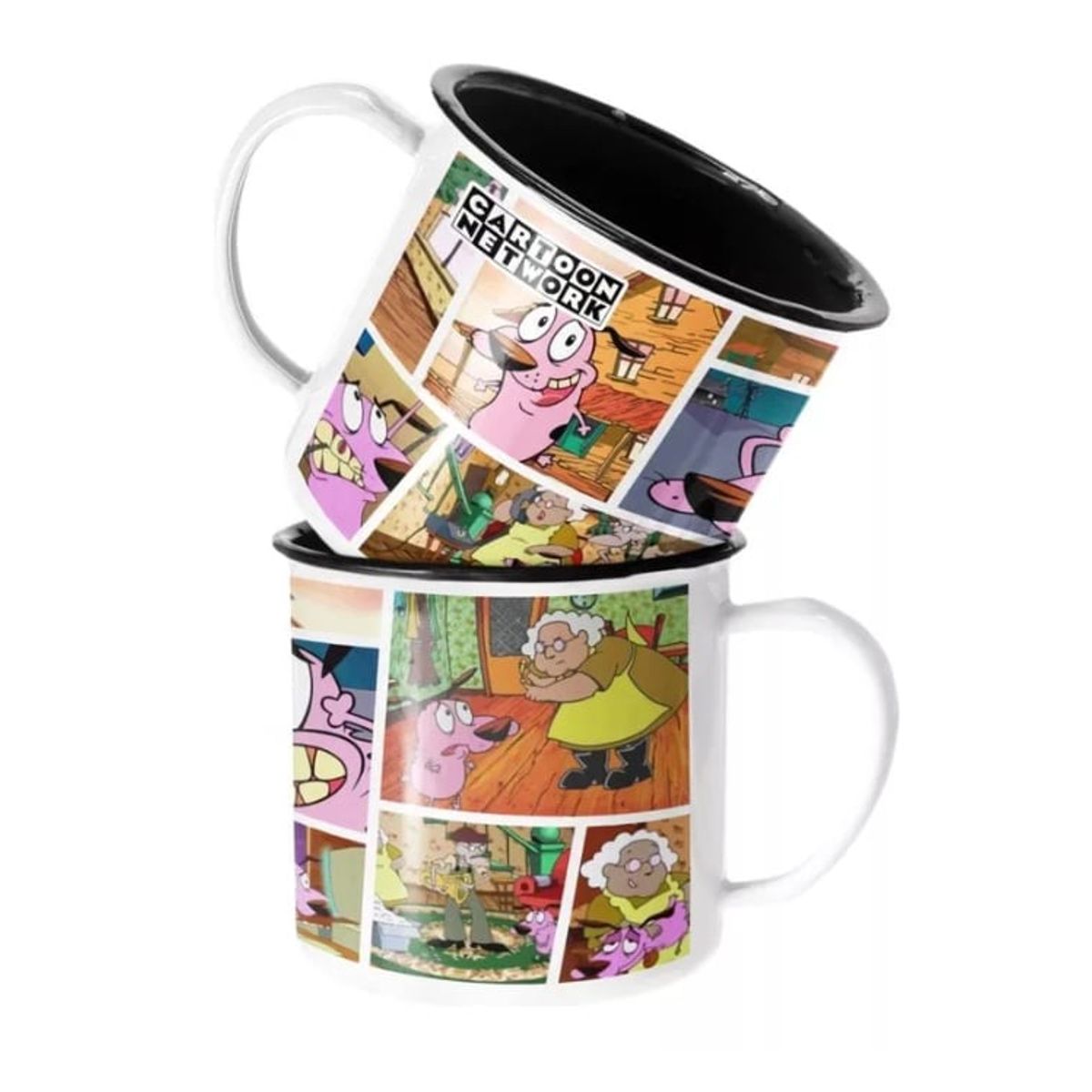 GENERICO - Taza Enlozada Lechera Cartoon Network