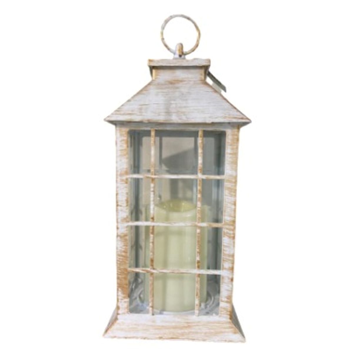 VGO - Fanal con vela led blanco14x31 cm Vgo