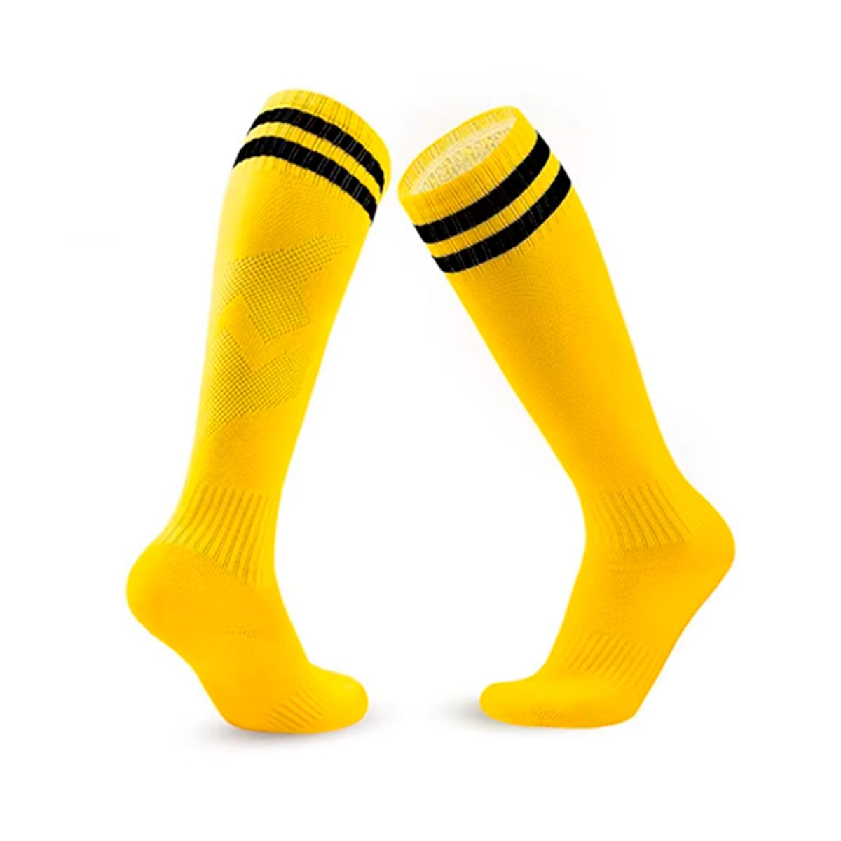 GENERICO - Calcetines Futbol Pack 10x Calidad A -  Amarillo