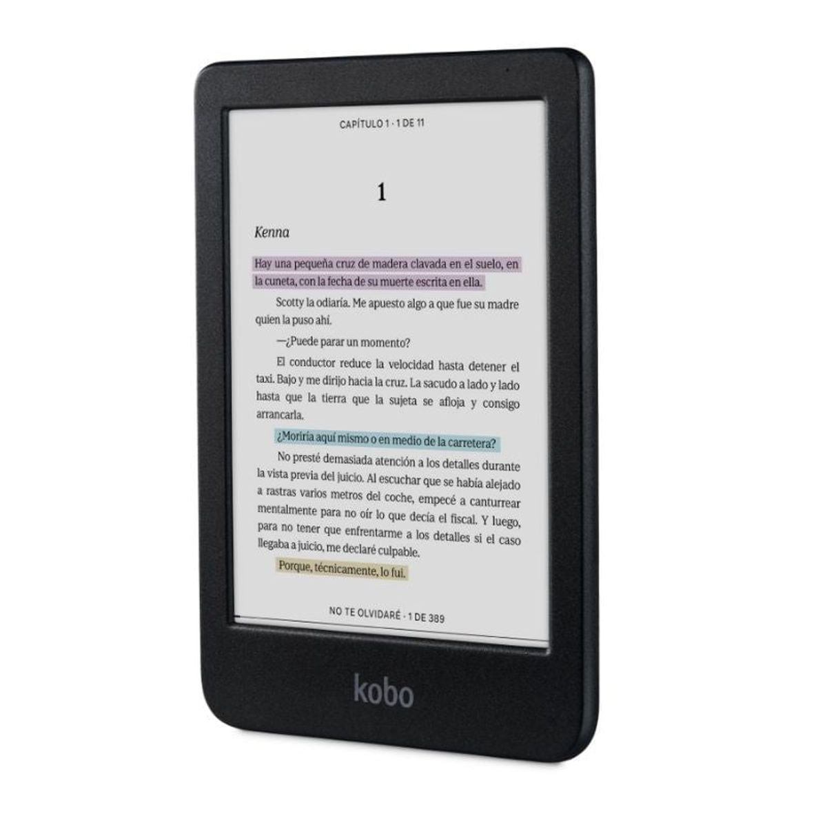 KOBO - Pack Kobo Clara Colour HD 6 Negro + Funda Transparente