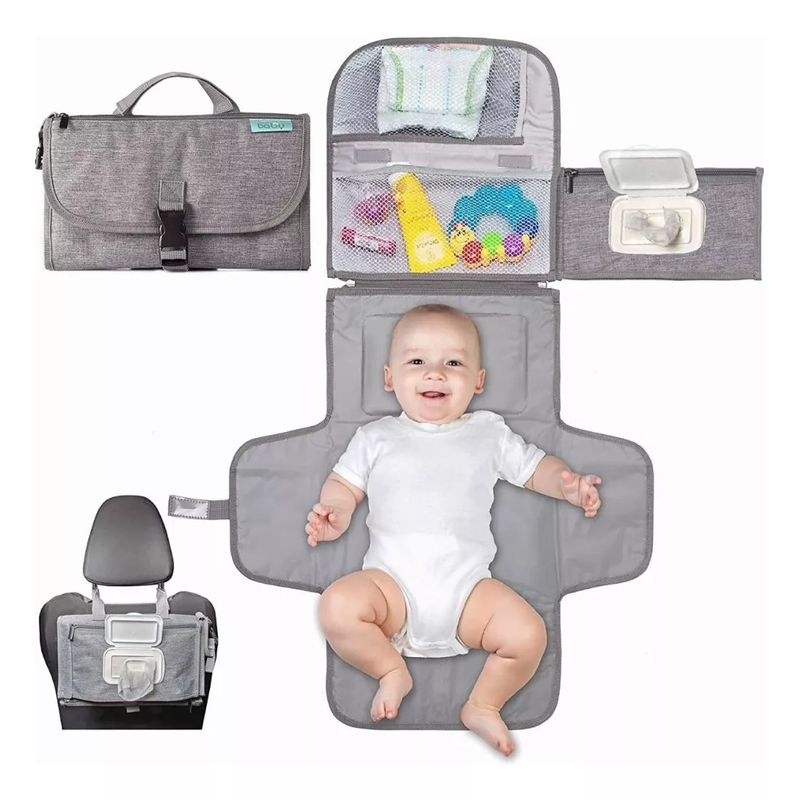 GENERICO - Mudador Portátil Impermeable Bebé Cambiador Plegable