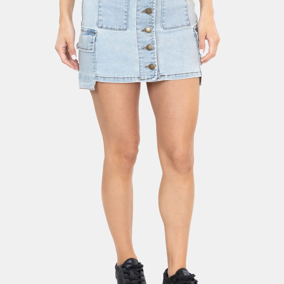 MAUI AND SONS - Falda Cargo Maripose Celeste Mujer Maui And Sons