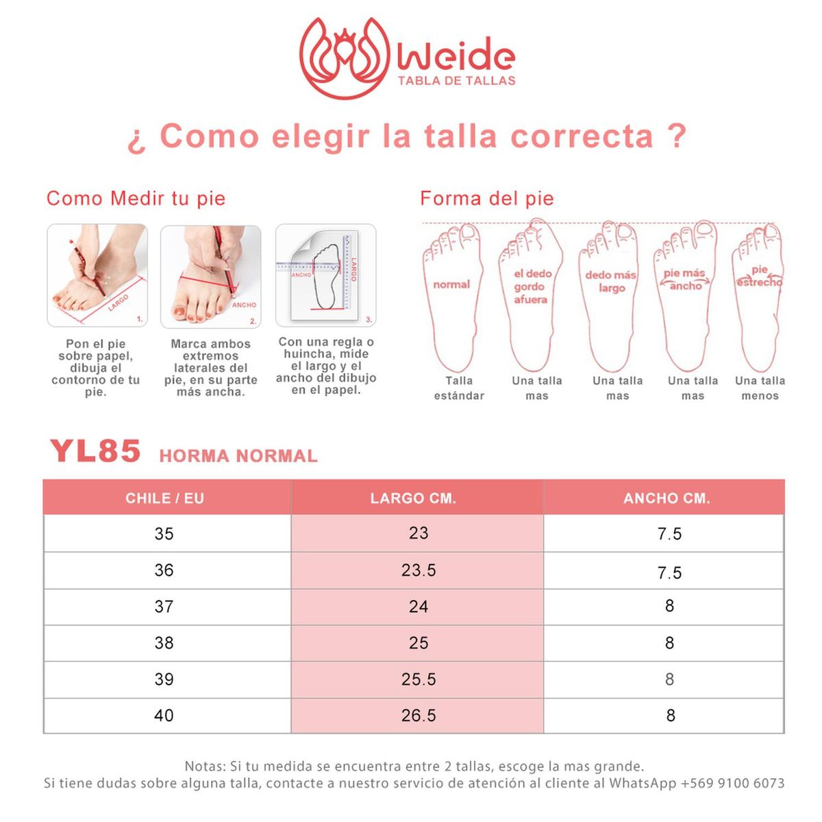 WEIDE - Zapato Mary Jane Tacones Elegante Charol Mujer Weide YL85