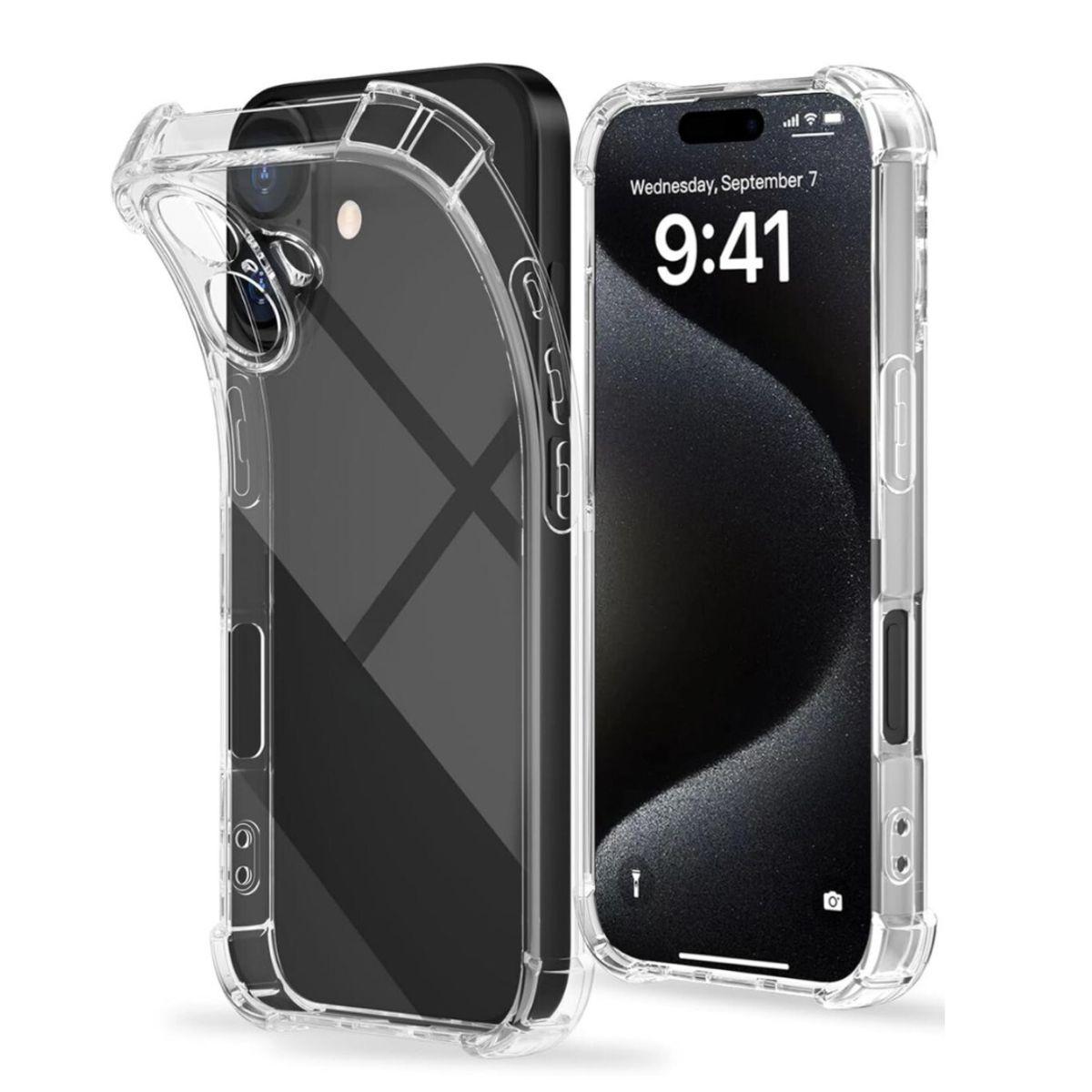 GENERICO - Carcasas Transparente Reforzada Para iPhone 16