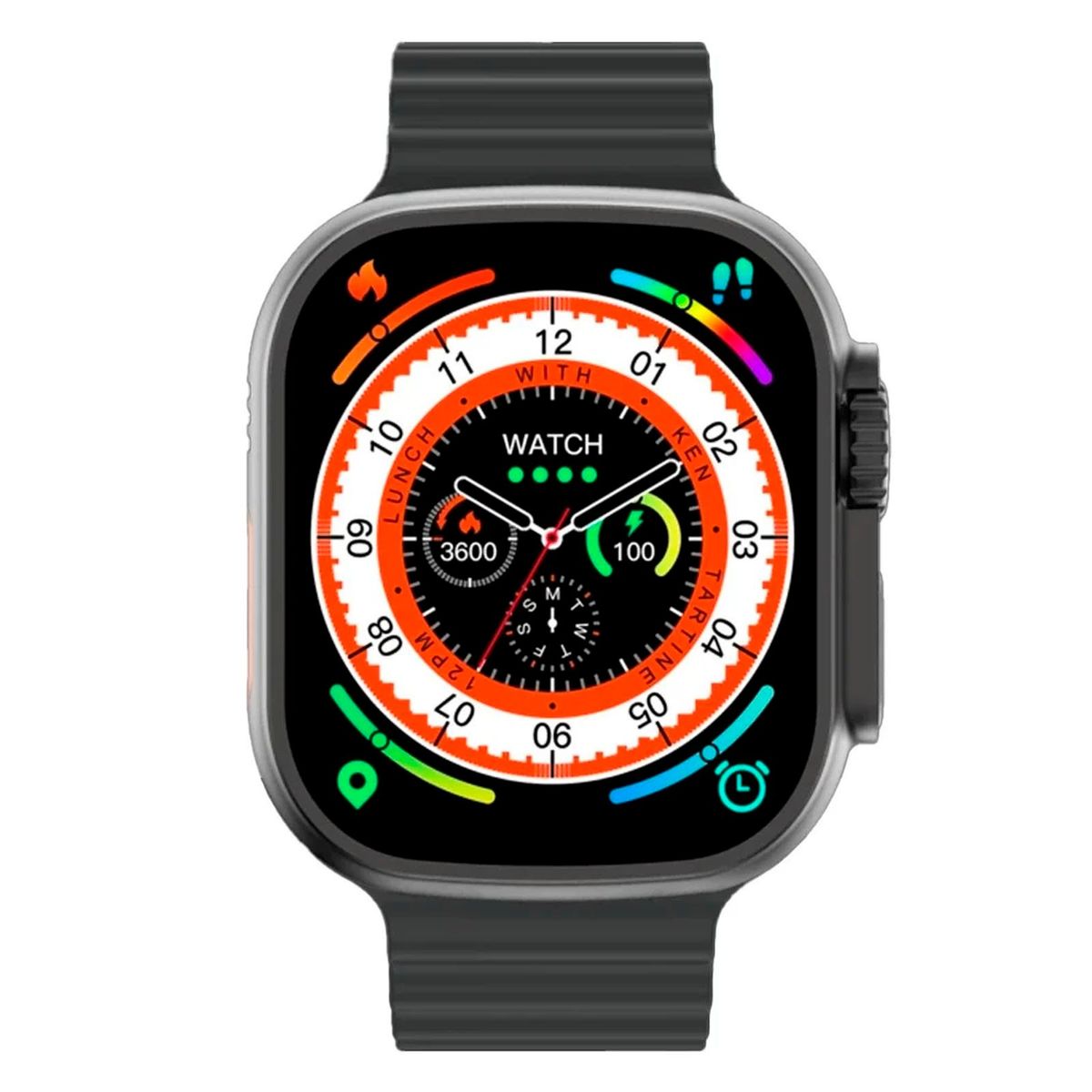LENYES - Reloj Inteligente Smart Watch Bluetooth Saturn 40mm Negro