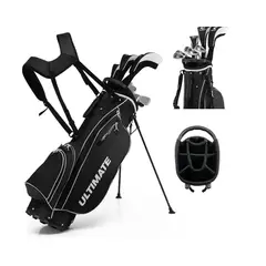 TANGKULA - Juego completo de palos de golf 10 piezas - Negro