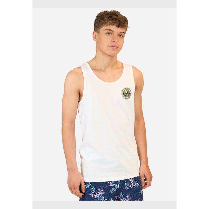 MAUI AND SONS - Polera S/M Shark Blanco Infantil Maui And Sons