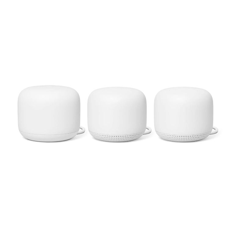 GOOGLE - Router WiFi con extensores inteligentes Google Nest - 1R y 2E