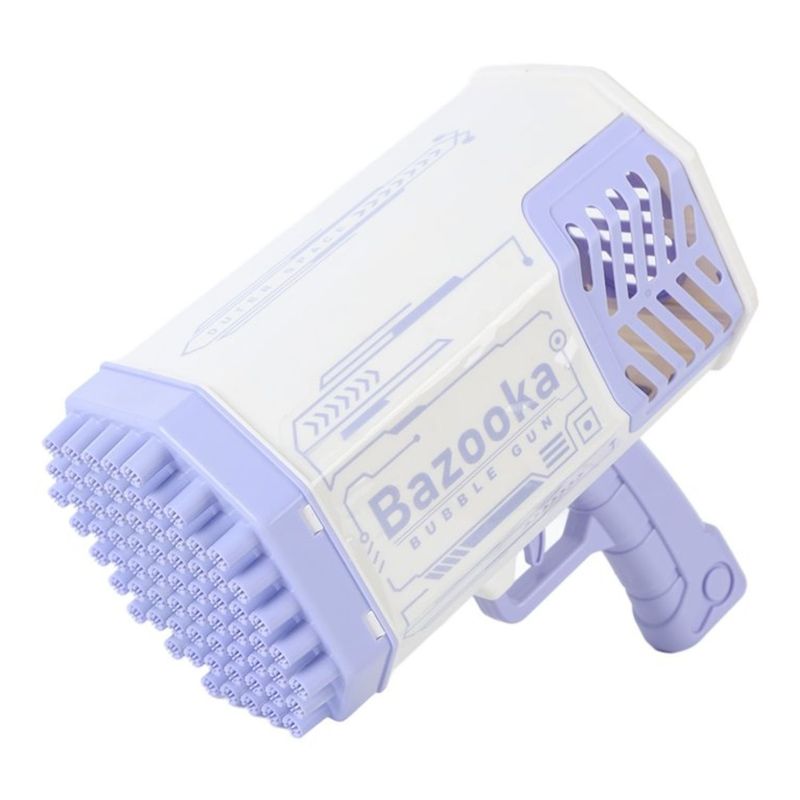 SANTU HOME & DECO - Pistola Lanzadora de Burbujas Con Batería Recargable