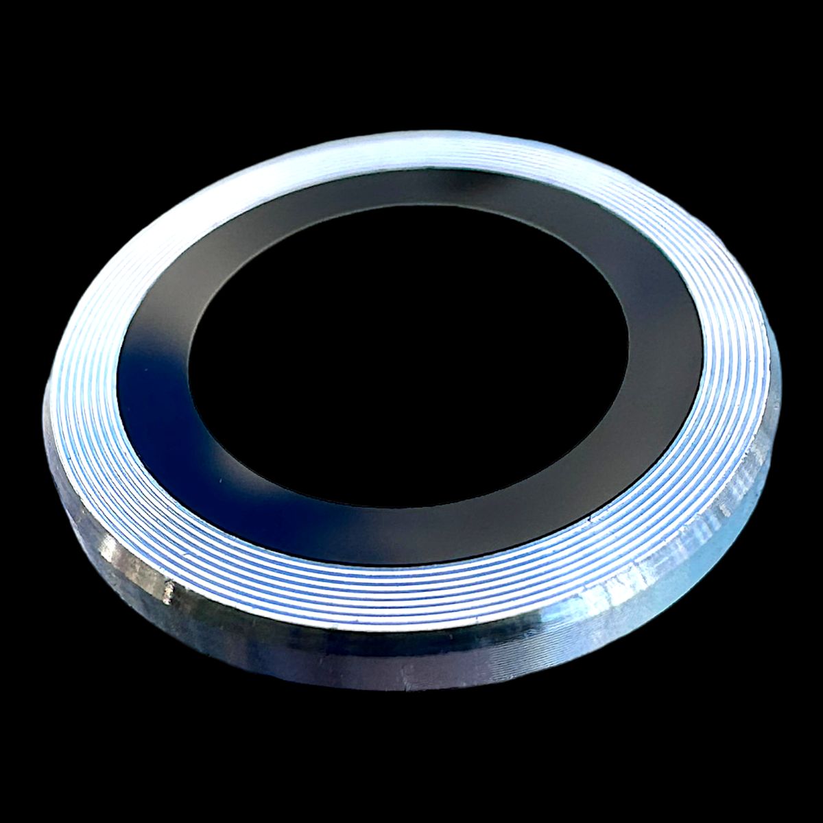 GENERICO - Protector de cámara modelo Metalizado iPhone12promax-13mini-13Plateado