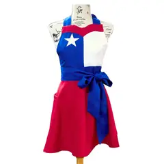 GENERICO - Delantal dieciochero mujer