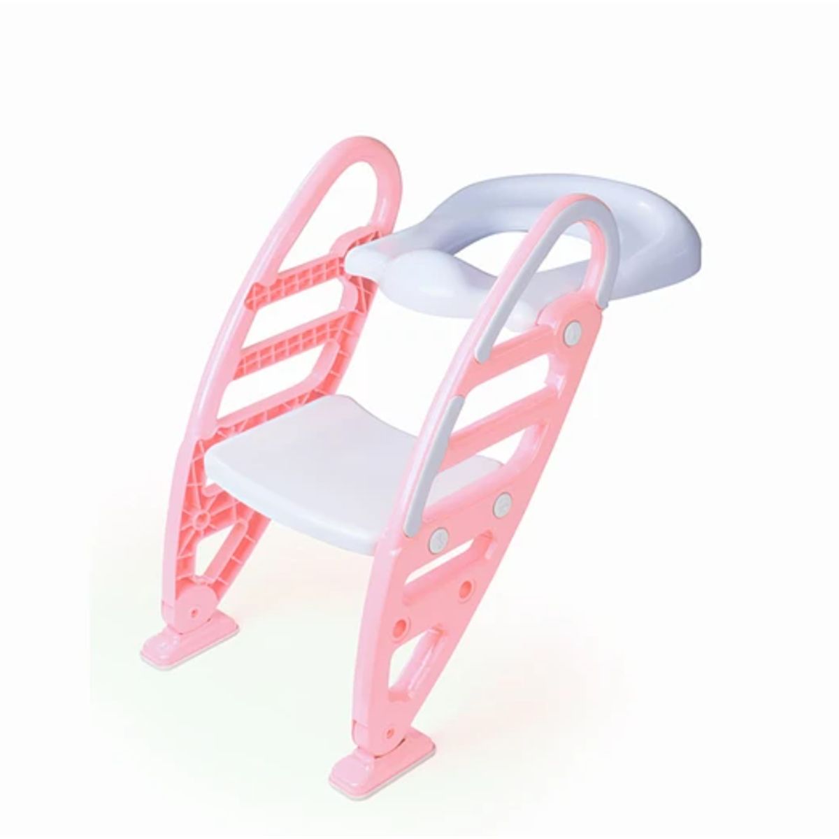 KIDSCOOL - Asiento Wc Infantil Con Escalera Rosado