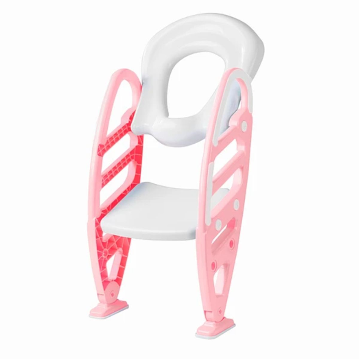 KIDSCOOL - Asiento Wc Infantil Con Escalera Rosado
