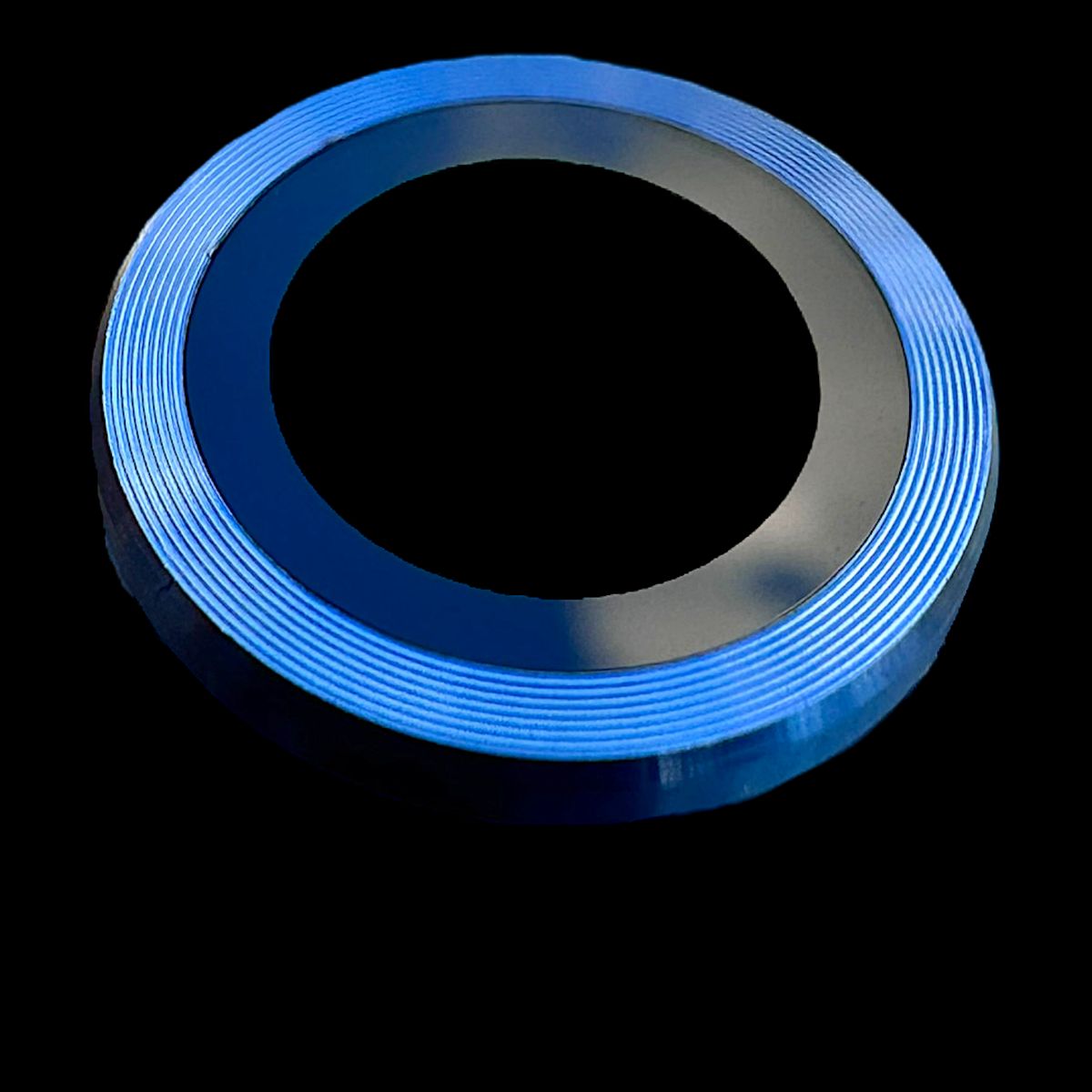 GENERICO - Protector de cámara modelo Metalizado iPhone 12promax-13mini-13 Azul