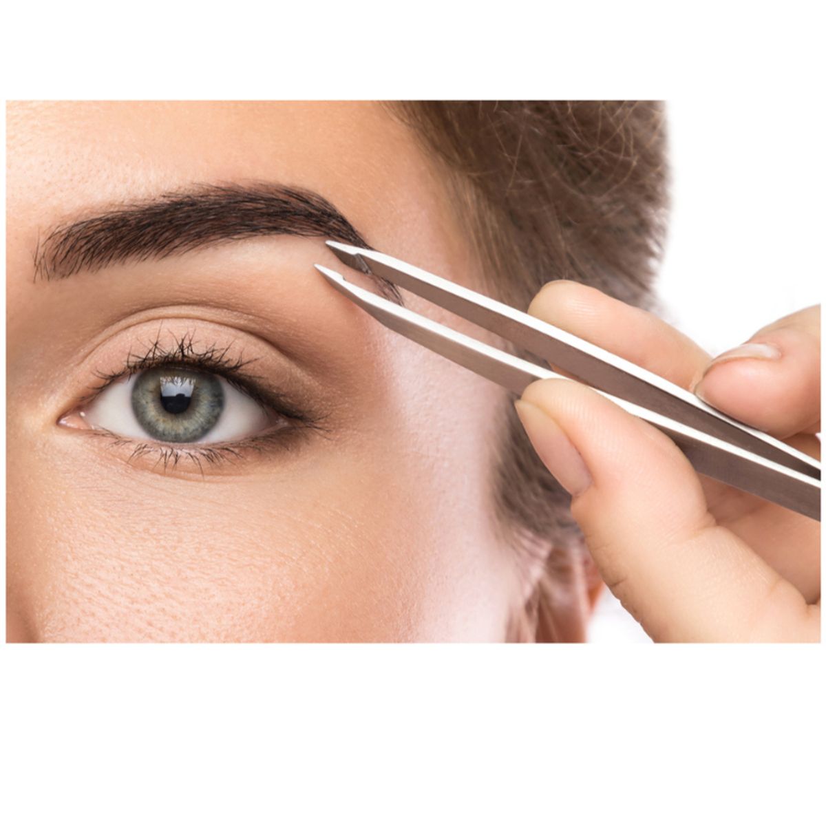 IRVING BARBER COMPANY - Set 2 pinzas acero inoxidable punta biselada y aguja IBC