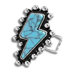 ARTESANA - Anillo Wicca Ágata IndiaAnillo Rayo Turquesa