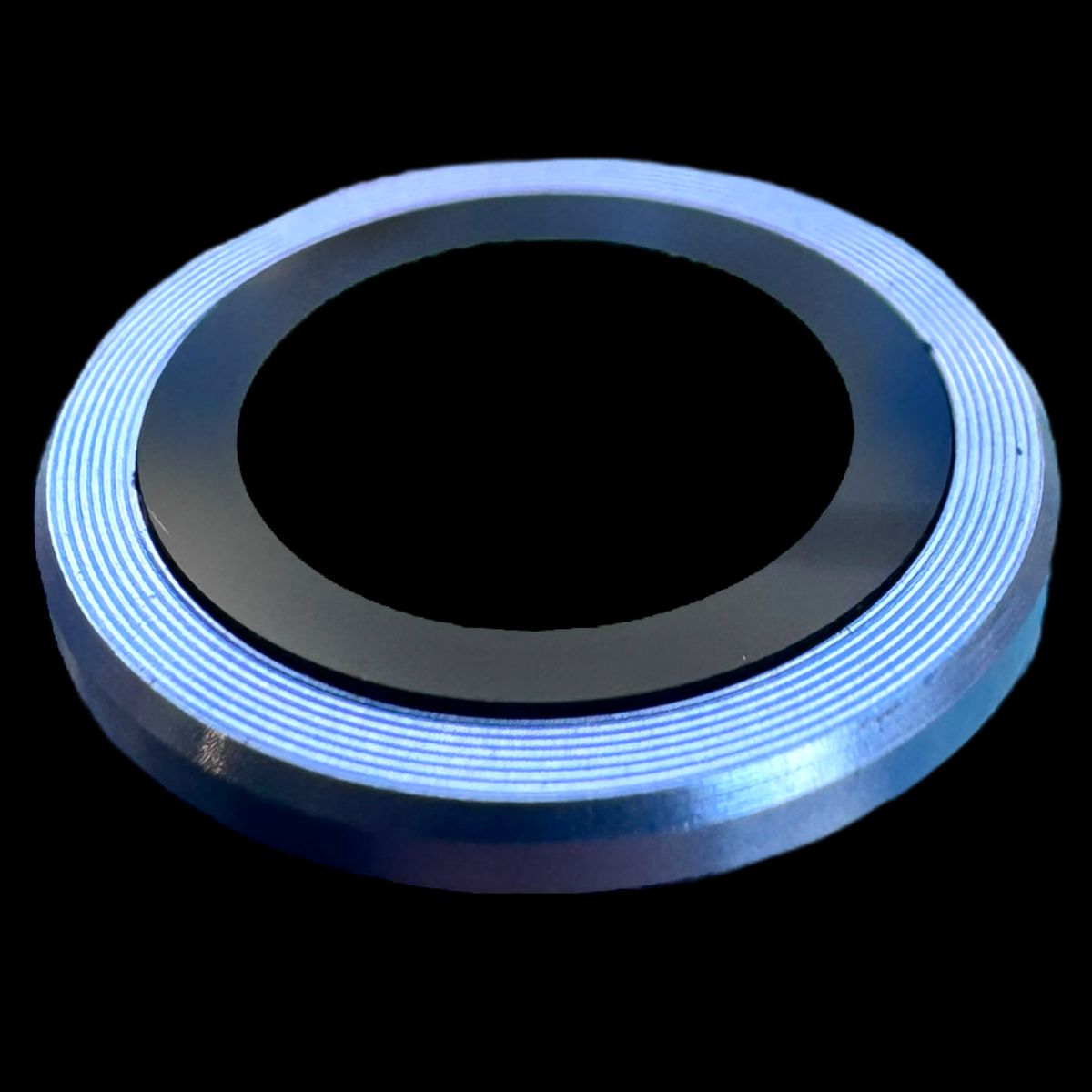 GENERICO - Protector de cámara Metalizado iPhone 12promax-13mini-13 Azul Sierra