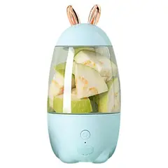 GENERICO - Mini Licuadora 400ml Mezclador Portatil Usb Recargable Azul