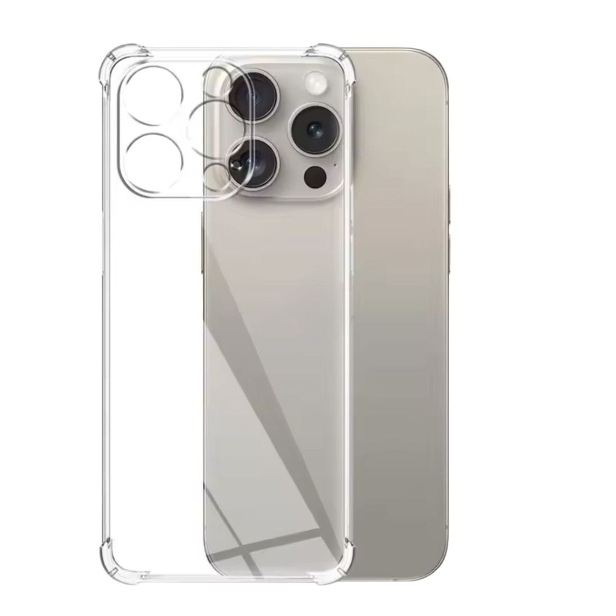 GENERICO - Carcasas Transparente Reforzada Para iPhone 16 Pro Max