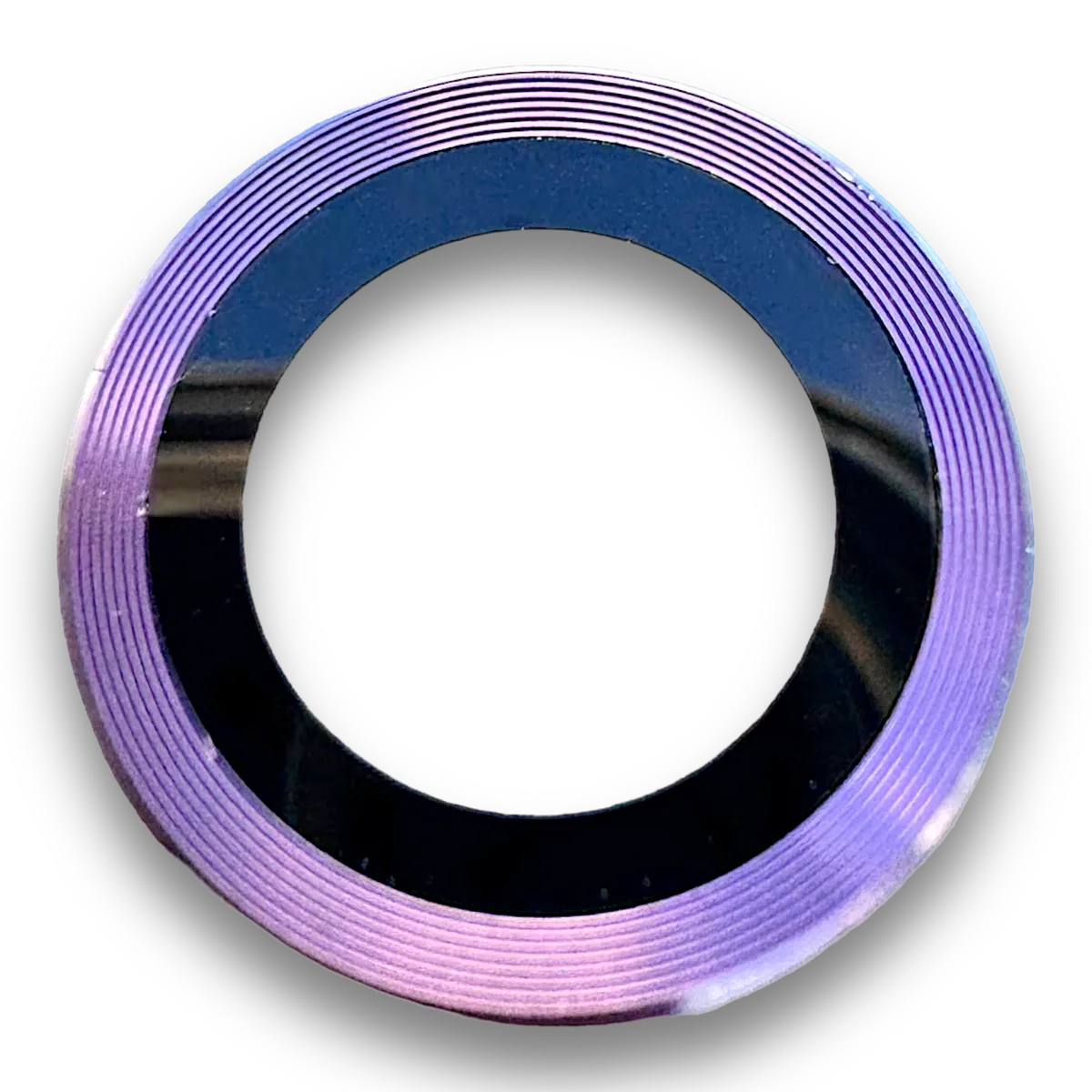 GENERICO - Protector de cámara modelo Metalizado iPhone 12promax-13mini-13 Morado