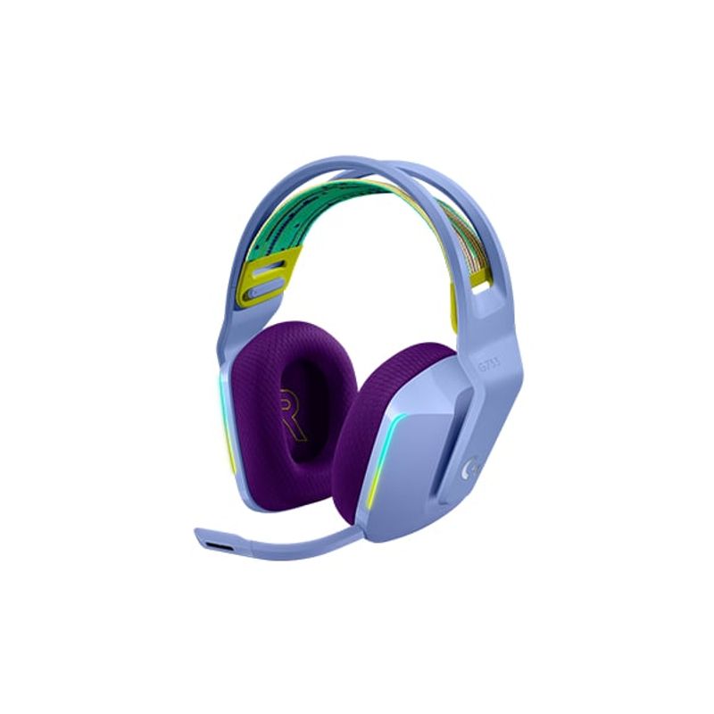 LOGITECH - Audífono Logitech G733 Lightspeed Lila Wireless