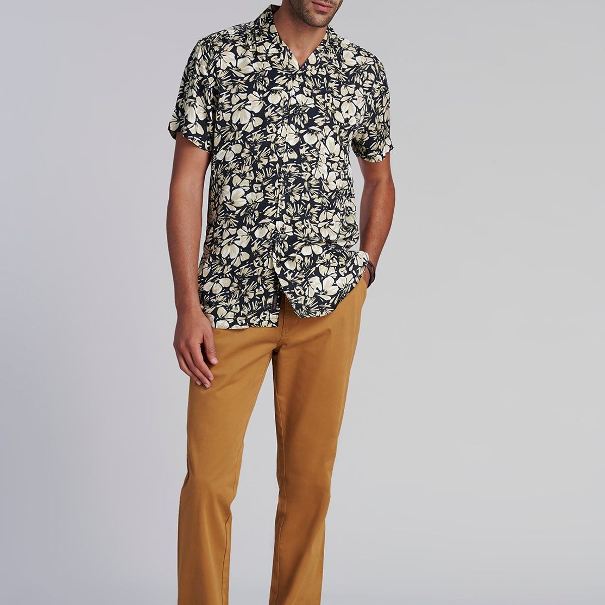 FEROUCH - Camisa Estampada Irving Fj Negro Ferouch