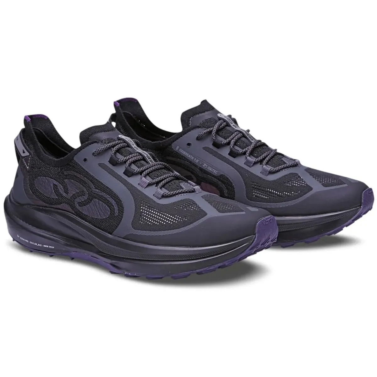 OLYMPIKUS - Zapatilla Trail Running Mujer Corre Trilha Negro