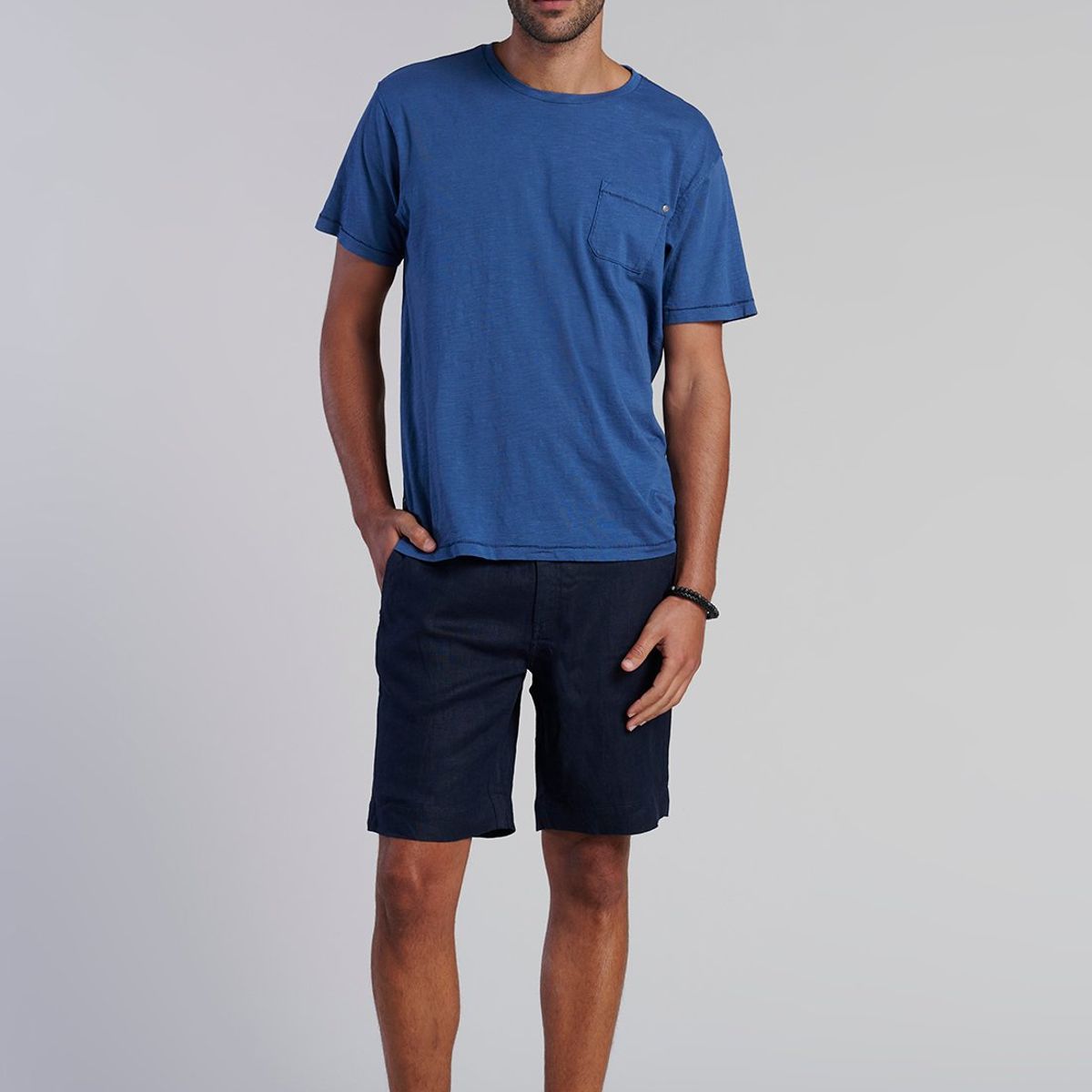 FEROUCH - Polera Bolsillo Boston Azul Ferouch