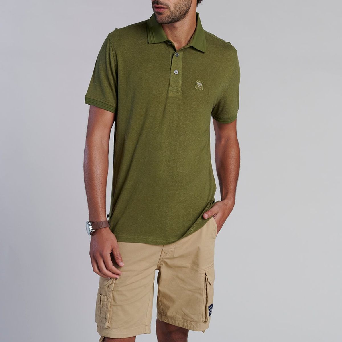 FEROUCH - Polera Polo Alabama Verde Ferouch