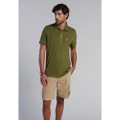 FEROUCH - Polera Polo Alabama Verde