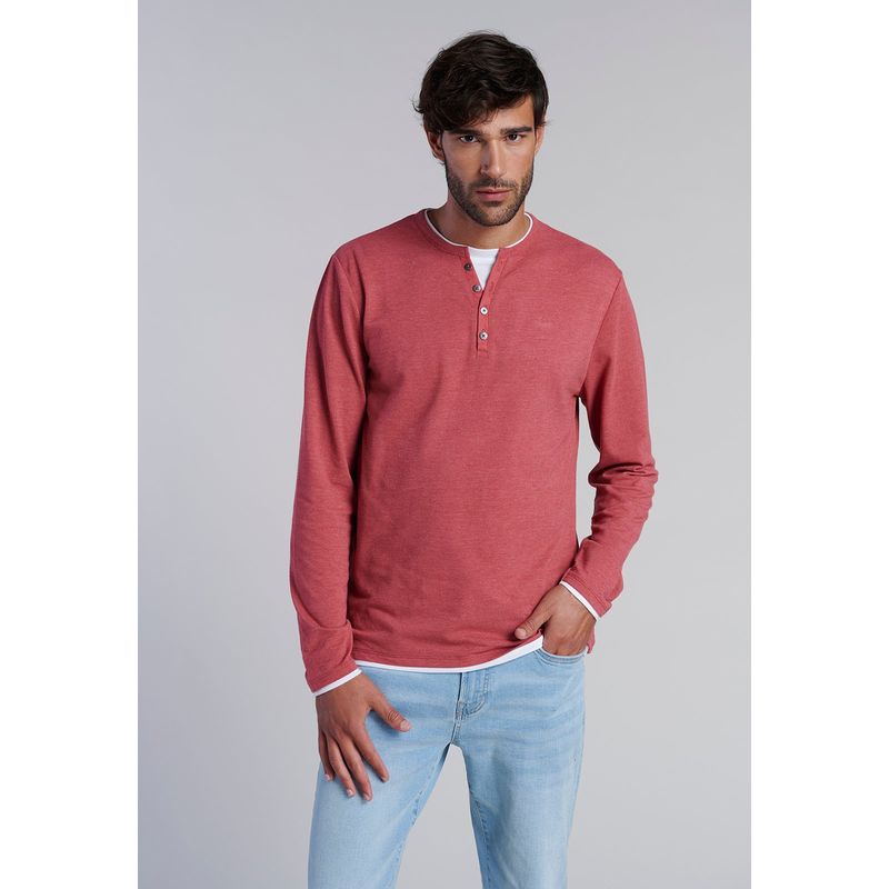FEROUCH - Polera Ml Dobel Indiana Rojo Ferouch