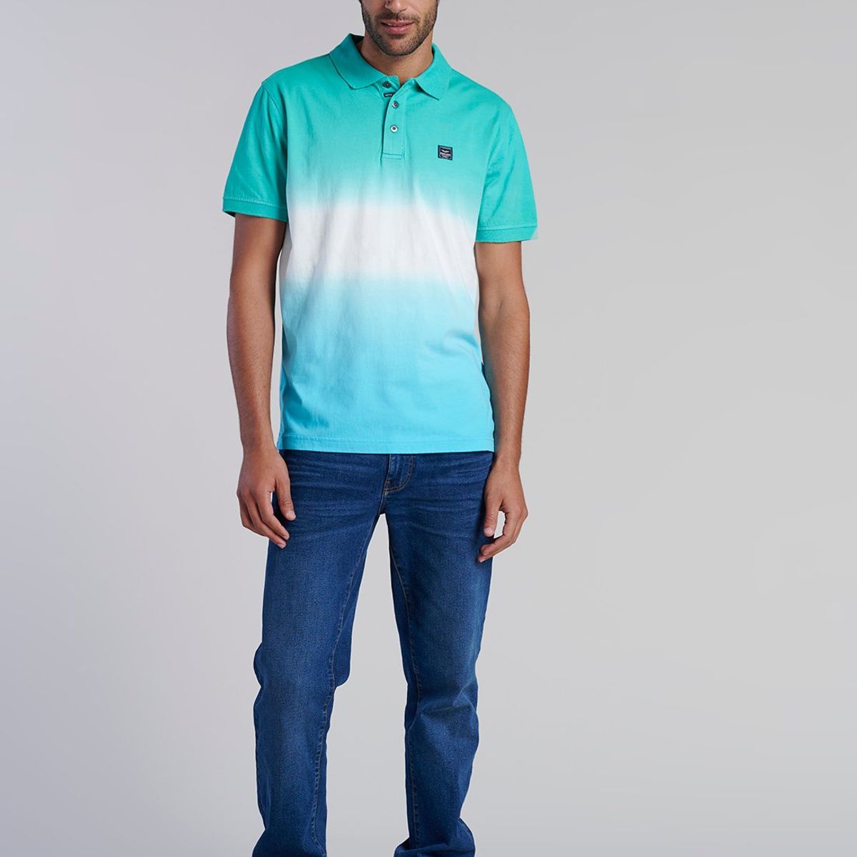 FEROUCH - Polera Polo Clear Water Verde Ferouch