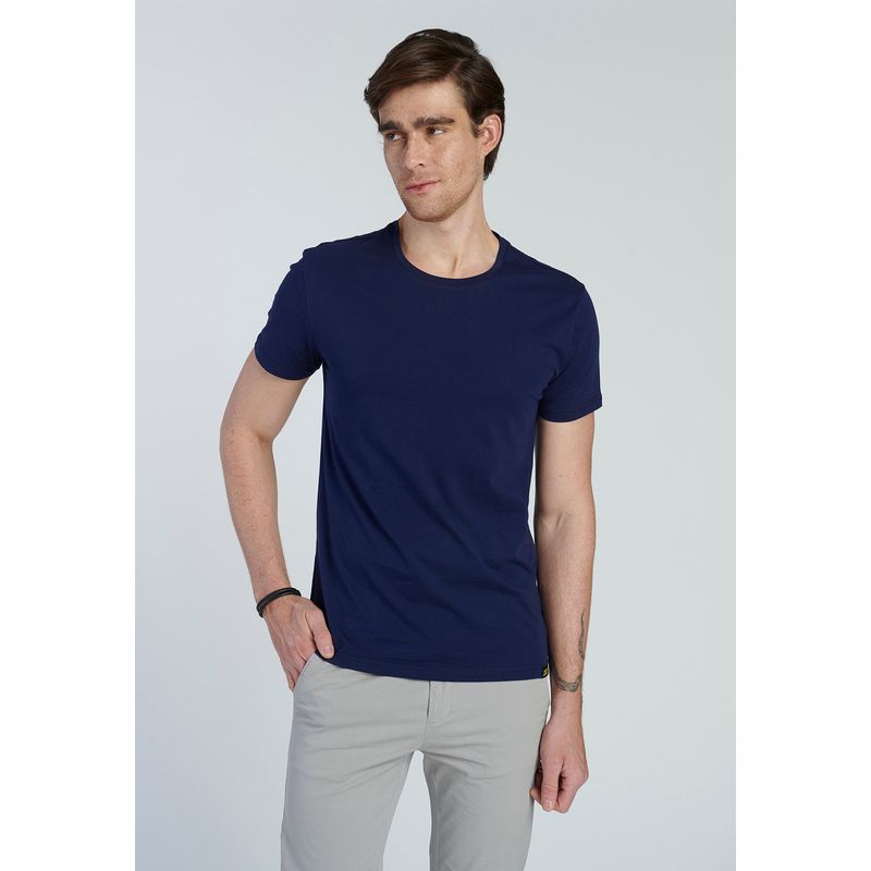 NEW MAN - Polera Soria Azul New Man