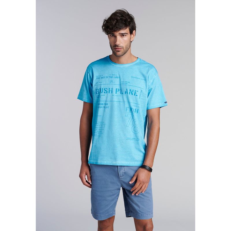 FEROUCH - Polera Seattle Celeste Ferouch