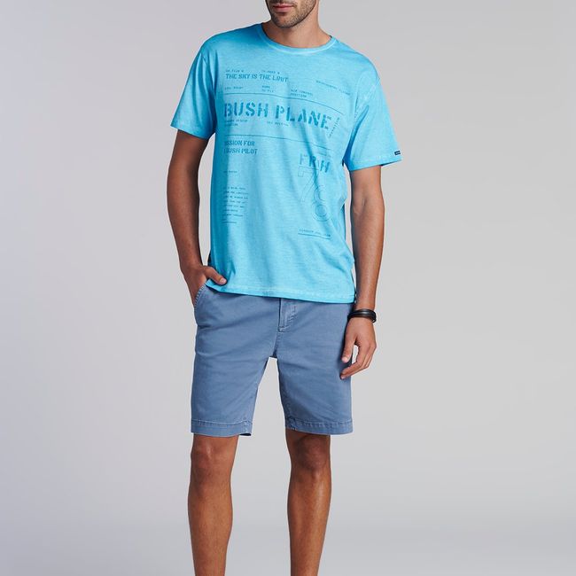 FEROUCH - Polera Seattle Celeste Ferouch